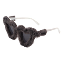 PASTL Fuzzy Heart Sunglasses