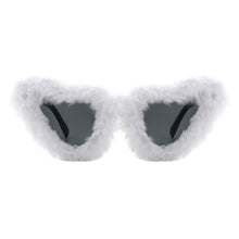 PASTL Fuzzy Heart Sunglasses